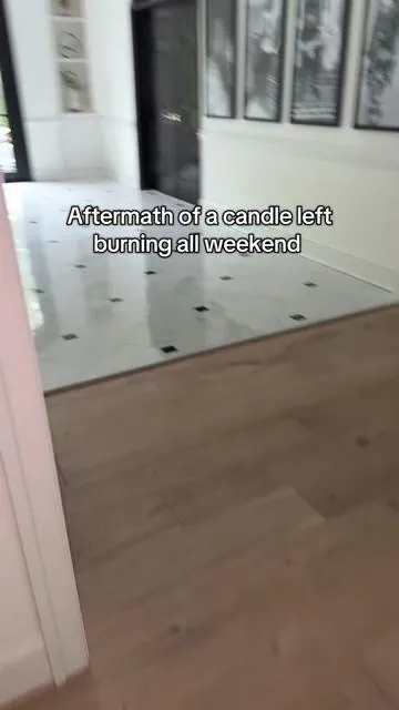 If you leave your candle burning all weekend, this is what will happen. #Candle #CandleLover #FlamelessCandle #CandleLovers #candleloversoftiktok 