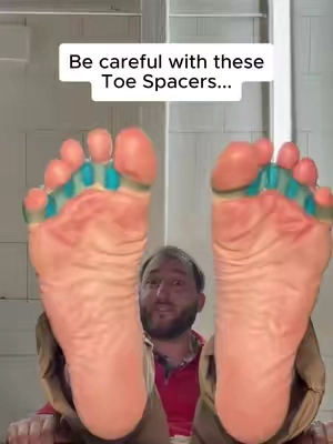 Did you know this about these toe spacers?? #toespacers #toeseparators #footpainrelief #footproblems 