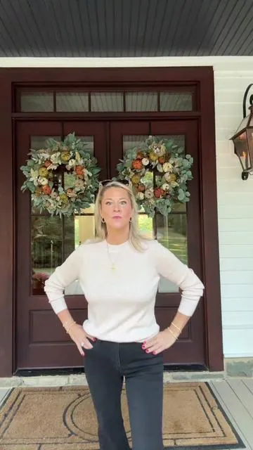 I found the perfect pair of black jeans! Linked below for you ❤️#fallfashion #blackjeans #falloutfits #tiktokshopfinds #momoutfit 