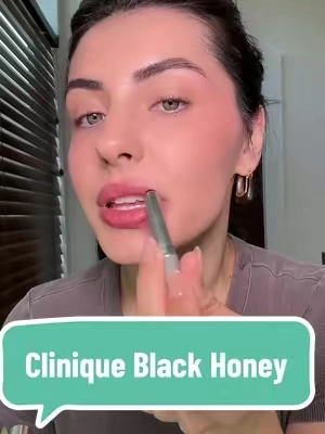 🖤🐝🍯 @Clinique #clinique #blackhoney #fallmakeup #lipcombo #tiktokshopcreatorpicks 