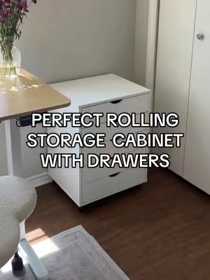 Perfect storage solution for desks or vanities that don’t have drawers 💕 #storagehacks #organizationideas #drawerorganization 