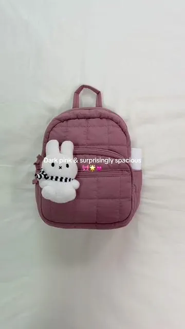 Small but fierce—dark pink edition🎀🌟#bagsmart #minibackpack #travelbackpack #minibag #minibag 