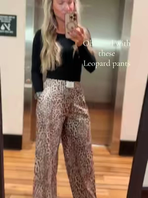 ✨✨✨#leopard #dresspants #OOTD #ootdinspo #falldealsforyou 