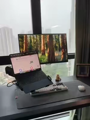 This is hand down the best monitor mount out there. Plus it’s on sale with free shipping—don’t miss it if you spot the deal!#monitorarm #monitorstand #desksetup #pcsetup #techtok 