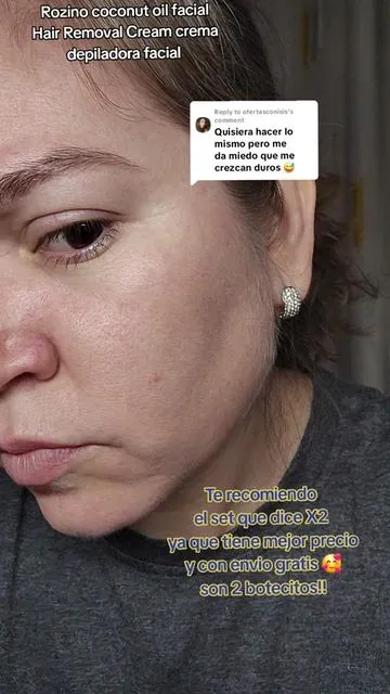Replying to @ofertasconisis fuera mi Barba,bijotes,axila y todo lugar donde tenga bellos ya la probe en otras partes no solo en la cara y la verdad me encanta! no me irrito, no me quemo, me me da comezon cuando me empiezan a crecer de nuevo. la verdad no me crecieron ni gruesos ni mas rapido,  lo normal a como los tenia! AME ESTA CREMA YA LA USE EN MIS HIJAS TAMBIEN EN SUS BIJOTES Y GENIAL! 👍 👌  hagan la pruena en un lugar pequeño ustedes antes de usarla y sigan las instrucciones del producto vienen en 6 idiomas!! #hairremovalcream #facialhairremovalcream  #facialhairremoval  #hairremoval #creatorsearchinsights 
