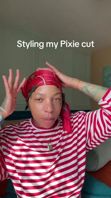 Let’s style my short pixie cut. #pixie #pixiecut #stylingshorthair #curlingpixiehaircut #tiktokshopcreatorpicks 
