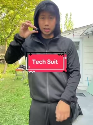Comfiest tech suit out there #tracksuit #mensfashion 
