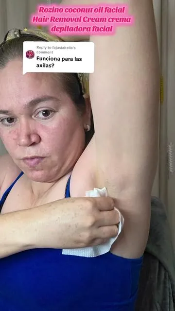 Replying to @fajaslabella 10 de 10 amiga ami me a encantado en donde me la aplique me retira el bello esta crema depiladora, eso si en cada Zona los minutos para que haga su trabajo  barean! #hairremoval #hairremovalcream  #cremadepiladora  #creatorsearchinsights #tiktokshopcreatorpicks 