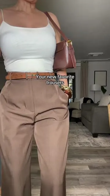 The trouser I’ll be reaching for all season. #Trousers  #TikTokShopCreatorPicks #style #fallfashion  #TikTokShopFallDealsForYou 