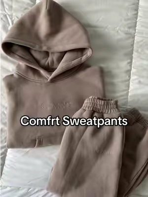 Comfrt kids sweatpants + hoodie sets for cozy season 🧸🤎 Comfrt sets are so warm and comfy. These are the signature fit sweatpants. I love all the neutral color options in the Comfrt hoodies + sweatpants #comfrt #sweatpants #sweatpantsoutfit #hoodieseason #comfrtclothing 