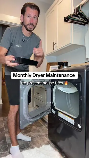 Well worth the peace of mind to do this rather than pay for the repairs or a possible house fire #dryerventcleaning #laundrytok #lintremover #cleantok #tiktokshopfalldealsforyou 
