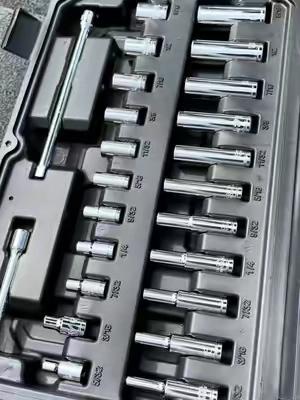 The VEVOR 1/4-Inch Drive Socket and Ratchet Set is built tough for mechanics, handymen, and DIY pros who want reliability without paying pro prices. 🔧 This 54-piece set includes a full range of 6-point sockets for a secure grip and less rounding. The precision ratchet handle delivers smooth operation in tight spaces, while the chrome vanadium steel construction ensures long-lasting durability and strength. Everything stays organized in the heavy-duty storage case, making it perfect for the garage, job site, or truck toolbox. From tightening bolts on small engines to home repairs, this socket set gets it done. 💪 ✅ 54-piece 1/4” socket and ratchet set ✅ Metric & SAE sizes included ✅ Chrome vanadium steel for max strength ✅ Smooth ratchet with quick-release button ✅ Compact, organized carrying case A must-have for mechanics, electricians, DIYers, and weekend warriors. ⚙️ ⸻ 🎯 CAPTION (For TikTok or Reels) “This VEVOR socket set hits different 🔧 54 pieces of pure efficiency — smooth ratchet, strong sockets, and a solid case! Perfect for mechanics, DIYers, or anyone who turns a wrench 💪 #ToolTok #TikTokShop #DIYTools #MechanicTools #GarageGear VEVOR socket set, 1/4 inch drive ratchet set, mechanic tool set, chrome vanadium socket set, metric and SAE socket kit, professional hand tools, ratchet wrench set, small socket set, impact socket set, precision ratchet tool, garage tool kit, automotive repair tools, home maintenance tools, durable socket wrench, tool box accessories, DIY mechanic kit, socket and ratchet combo, heavy duty socket organizer, automotive hand tool set 