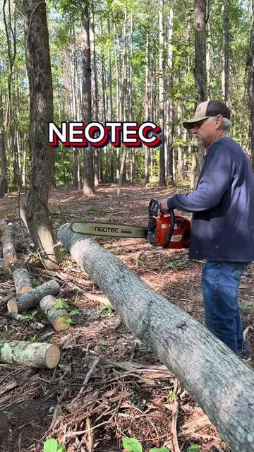 @NEOTEC-US NEO-TEC 20 Inch Portable Gas-Powered Chainsaw, 62CC Power Chain Saws Gas Powered 2 Stroke Handed Petrol Gasoline Chain Saw for Cutting Wood Outdoor Garden #chainsaw #woodcutting #tools #tiktokshopblackfriday #neotec 