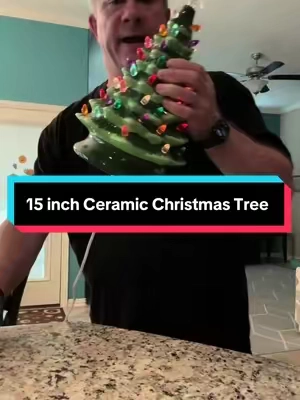 This brings back emories of my mother and grandmother bringing out their ceramic illuminated Christmas Tree each year. It is a memory I will forever cherish. This ceramic tree is hand painted, and comes in colored, white, or red/white light. It has an "in-line" switch, so no batteries to worry about. Create your own Christmas Memories with this beautiful tree. #ceramicchristmastree #nostalgicchristmas #christmastree #christmasdecorating #tiktokshopblackfriday 