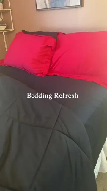 7 piece comforter set soft & cozy comforter & it’s reversible. #comforter #comforterset #bedding #beddingsets #luxurybedding 
