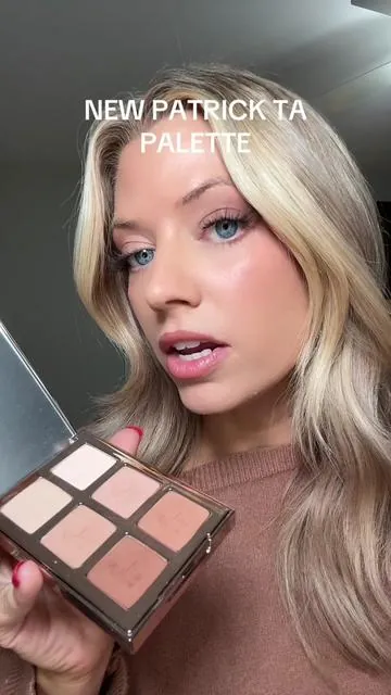 The new palette by Patrick ta is everything 🤎 #patrickta #eyeshadow #eyeshadowpalette #patricktabeauty #tiktokshopcreatorpicks
