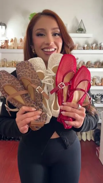 So obsessed with these flats! 🐆❤️‍🔥 Went with a size 6 in all & would say they’re true to size!  Cardigan is also from TikTok shop! 🖤 #fyp #tiktokshop #tiktokshopfinds #flats #musthaves 