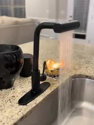 Making small upgrades … faucet 🔗 above #kitchen #kitchenupgrade #moderndesign 