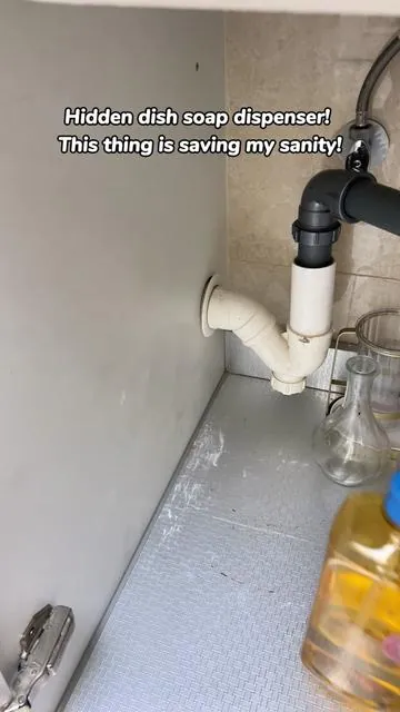 This is one of my favorite buys on TikTok Shop 🤍 No more refilling that tiny soap dispenser every week. This extension kit connects right to a big bottle under the sink. I only swap it out twice a year 👏 Ships free + super easy to install! #TikTokShopFinds #kitchenhack #soapdispenserhack #tiktokmademebuyit #kitchenorganization       