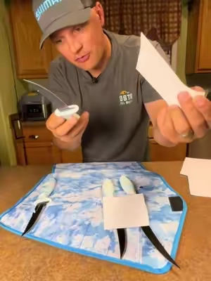 The FLISSA Fillet Knife Set is a must-have for fishermen, hunters, and anyone who loves clean, precise cuts. This 5-piece set includes fillet, boning, and bait knives, each with razor-sharp stainless steel blades and non-slip rubber handles for maximum control. It also comes with a built-in sharpener, protective sheaths, and a roll-up storage pouch — perfect for keeping your gear safe on the boat or at camp. Whether you’re cleaning crappie, filleting bass, or prepping bait, these knives are built to handle it all. ⸻ Keyword Block (for TikTok SEO) FLISSA fillet knife, fishing knife set, boning knife, bait knife, fish cleaning knives, outdoor knives, stainless steel knife set, fillet knife for fishing, camping knife set, fish fillet gear, tackle essentials, FLISSA fishing gear, sharp knife for fish, fillet knife with sharpener, fishing tools ⸻ Top 5 Hashtags #FishingGear #FilletKnife #OutdoorEssentials #FLISSA #FishingTools 