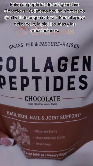 Live Conscious Collagen Peptides Powder - Naturally-Sourced Type I & III Hydrolyzed Bovine Collagen - For Hair, Skin, Nail & Joint Support. #collagen #peptide #tiktokshop #ventas #paratiiiiiiiiiiiiiiiiiiiiiiiiiiiiiii 