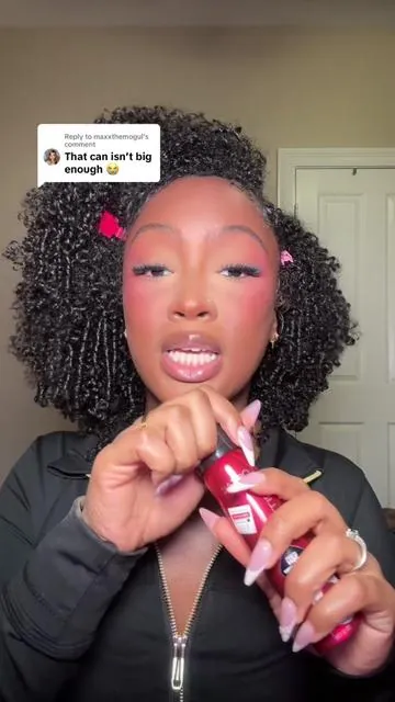 Replying to @maxxthemogul We asked & they answered!!! Itching to get that XL can chile 😭 #settingspray #lorealsettingspray #longwearmakeup #transferproofmakeup #waterproofmakeup 