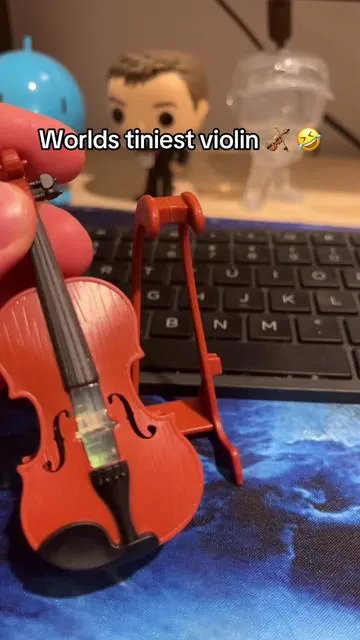 This is the worlds tiniest violin. #violin #complainers #violinlover #tinyviolin