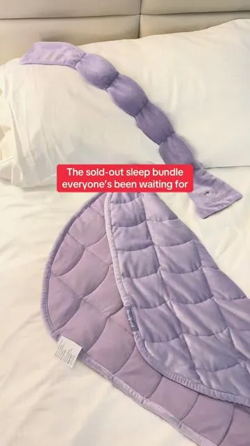 🚨 It’s finally back in stock and already trending again! 🚨 The @Nodpod Better Sleep Bundle includes both the weighted sleep mask and the full-size body pod so you can create that calm, grounded feeling from head to toe. If you’ve ever struggled to fall asleep or wind down after a long day, this combo helps your body relax with gentle pressure that mimics a hug. The eye mask blocks out light and eases tension, while the body pod helps reduce restlessness so you can drift off faster. This set is perfect for travel days, stressful weeks, or cozy nights at home. It’s 10% off right now (as of 10/28/25) and ships free, but it won’t stay in stock for long. Tap the orange shopping cart to see the current colors before it sells out again. 🪶 Weighted comfort for better rest 🛏️ Helps calm stress and anxiety 🎁 Perfect holiday gift idea for better sleep #bettersleep #relaxation #sleephealth #sleephygiene #tiktokshopblackfriday  