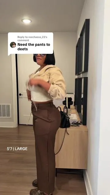 Replying to @reechaoss_23 These pants are good! #creatorsearchinsights #tiktokshopcreatorpicks #fallfashion #workwear #tallgirl 