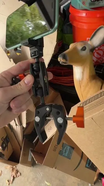 Get the perfect angle every time with this camera clamp mount — sturdy grip, 360 rotation, and no more shaky shots. #CameraSetup #deerhunting #tiktokshopcreatorpicks #tiktokshopblackfriday #tiktokshopcybermonday 