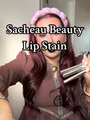 This lip stain bundle is so good! #lipstain #lipstainbundle #sacheaubeauty #sacheaubeautylipstain #tiktokshopcreatorpicks 
