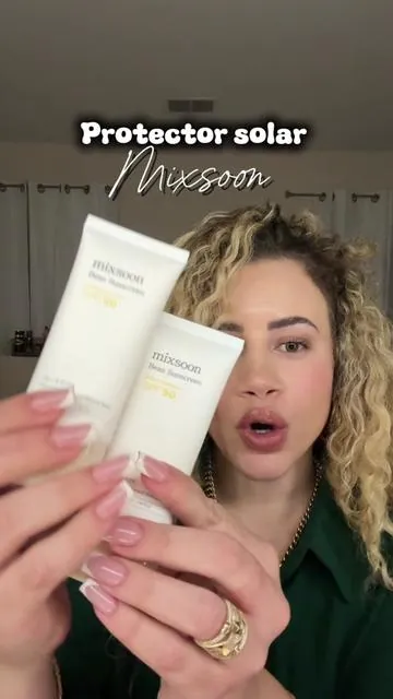 Protector solar 🧴 de Mixsoon #sunblock #protectorsolar #50spf #mixsoon #tiktokshopblackfriday 