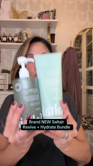 A Dream Team for smooth, hydrated, glowing skin  The new @Saltair Body   Revive + Hydrate Bundle is a must for dry, crepey, dull winter skin. Hyaluronic acid deeply hydrates, vegan collagen boosts elasticity, and retinol smooths texture + fades dark spots overnight. Both are fragrance-free, affordable, and AMAZING! Grab the bundle now before it sells out!    #saltairbody #saltairpartner #retinolbodylotion #hyaluronicacid #affordablebodycare  