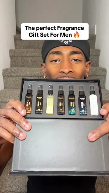 The perfect fragrance gift set for Men and they will love it 😎🔥 @BellaVitashop #bellavita #holidaygiftguide #christmasgiftideas #fragranceset #giftsforhim 