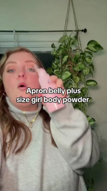 Plus size ladies body powder is the answer  #apronbellygirls #bodypowder #antisweatpowder #tiktokshopcreatorpicks #tiktokshopblackfriday 