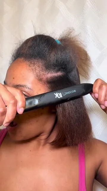That is indeed the sound of my flat iron VIBRATING.  #bioionic #flatiron #curlyhair #vibratingplate #straighthair 