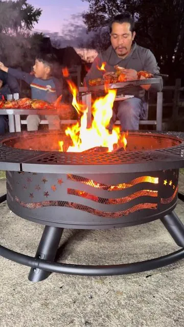 Best fire pit on sale now.    #creatorsearchinsights                 #firepit #grill #outdoorcooking #foryoupage 
