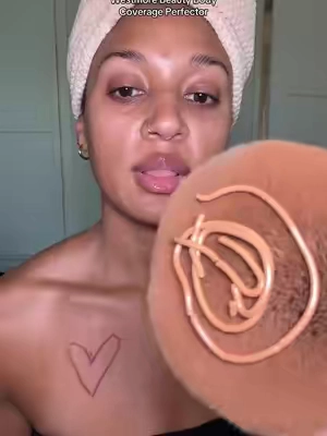 🤎 Westmore Beauty Body Coverage Perfector Trio comes with the 3.5oz Perfector, the large blending brush, and for a limited time the free gift of the makeup melting spray. showing the shades Bronze Radiance and Deep Radiance #bodymakeup #westmorebeauty #bodycoverageperfector #tiktokshopblackfriday #tiktokshopcybermonday @Westmore Beauty 