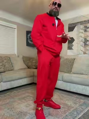 Vamp Life Red men’s two-piece jogger set #joggers #twopiece #menswear #tiktokshopblackfriday #tiktokshopcybermonday 