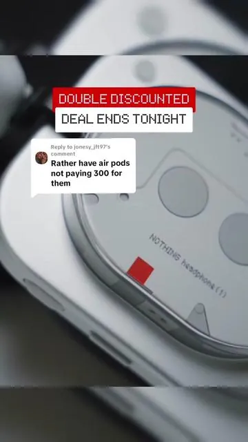 Replying to @jonesy_jft97 tiktok shop black friday sales#nothingheadphone1 #headphones #TikTokShopBlackFriday #genz #gift 