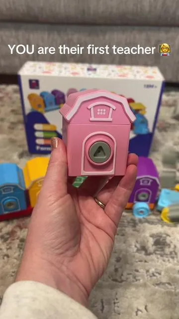Teach your toddler matching, sorting, role play, colors, and numbers all with ONE toy! Perfect for babies 18+ months, this Montessori-inspired toy helps with: ✅ Fine motor skills 🖐️ ✅ Cognitive development 🧠 ✅ Sensory exploration 👀👂 Parents are a child’s first teachers, and this cute, colorful set makes playtime educational! 🌈 🎄 Great gift idea for Christmas, baby showers, or everyday playtime. 🎁💝 #babytoys #toysfortoddlers  #babychristmas #babygiftideas #montessori 
