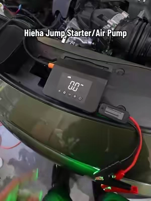 Throw your old jumper cables away and stop going to the gas station to pump air into your tires. This jump starter/air pump kit allows you to do all of that in one. #TikTokShopCreatorPicks #jumpercables #jumpstarter #airpump #portableairpump 