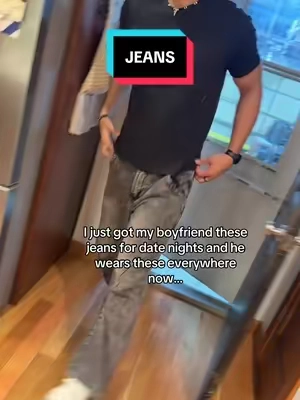 he looks so good in em #jeans #baggyjeans #mensclothing #tiktokshopblackfriday #solyhux 