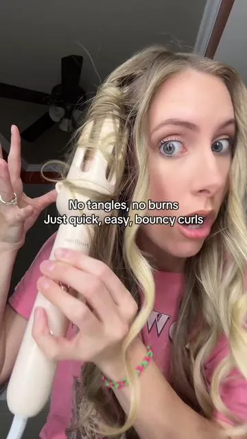 tangle resistant hair curler! #haircurler #automaticcurler #tiktokshopblackfriday #tiktokshopcybermonday #girlmom