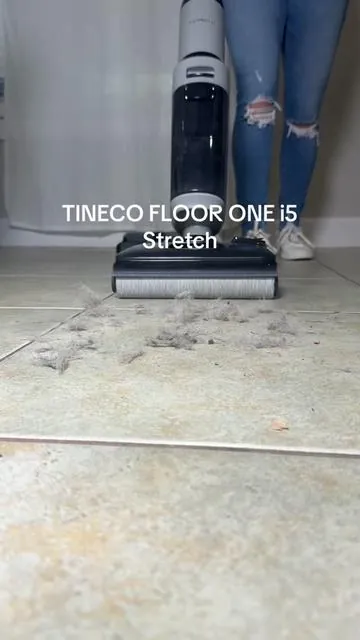 TINECO FLOOR ONE i5 Stretch，Black Friday Must-Have! @Tineco-US #tineco #cleaning #cleaningtok #BlackFridayDeals #tiktokshopblackfriday    Wet Dry Vacuum Cleaner 20kPa Powerful Suction 180° Lay-flat Anti-Tangle Dual-sided Edge Cleaning 30 Minutes Runtime Large Capacity Water Tanks