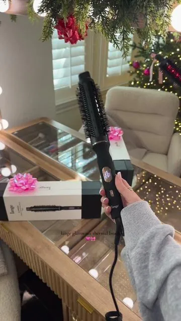 Lange Glamwave Thermal Brush 💗🎀 #lange #shoplange #tiktokshopcreatorpicks 