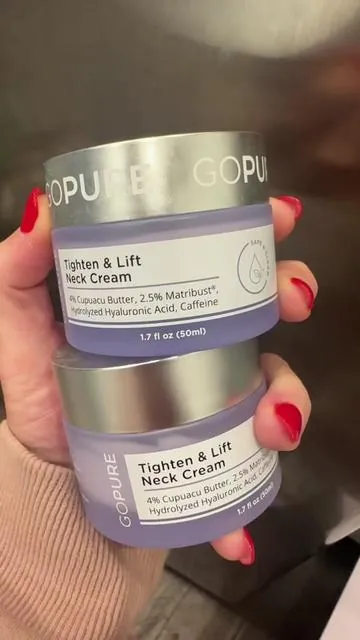 FANTASTIC DEAL on the TIGHTEN & LIFT NECK CREAM by @Gopure ‼️‼️‼️ #gopure #neckcream #antiagingskincare #tiktokshopcybermonday #tiktokshopcreatorpicks 
