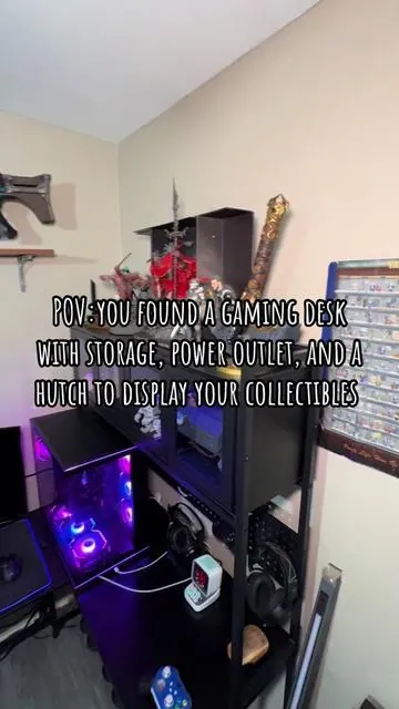 Gaming desk for the holidays @Sikaic Official #gamersoftiktok #gamingdesk#lshapeddesk #gamingsetup #giftsforgamers 