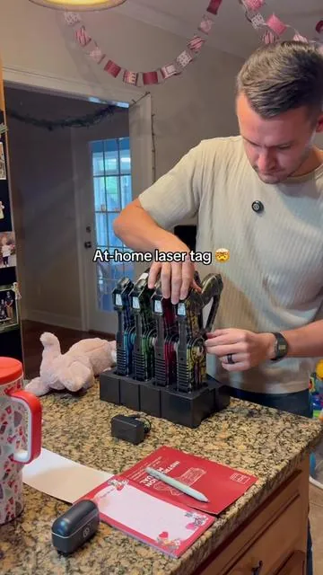 By far, the coolest thing I’ve gotten off this app. #lasertag #arcade #toy #kids #tiktokshopcreatorpicks 