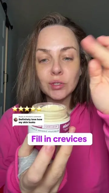 Replying to @Kiesha love this stuff !  Dr. Melaxin Calcium volume firming wrinkle Cementrete Cream for face! Helps fine lines, hollowness ! #finelines #drmelaxincemenrete #antiaging #agingskin #tiktokshopcybermonday 